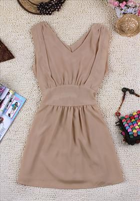 Vestido Bege